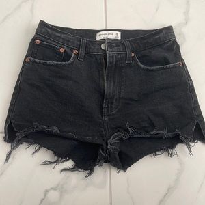 Abercrombie & Fitch Curve Love High Rise Mom Shorts